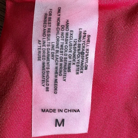 Stripsky Strappy Racerback Swimsuit Top - Size M - Red Wine​​​​ - Picture 7 of 8